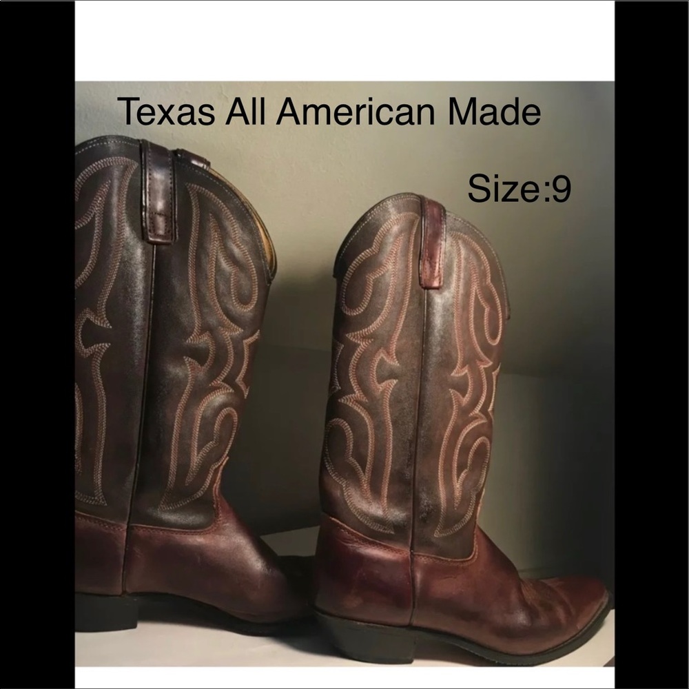 Texas All American Vintage Men’sWesternCowboy Boots